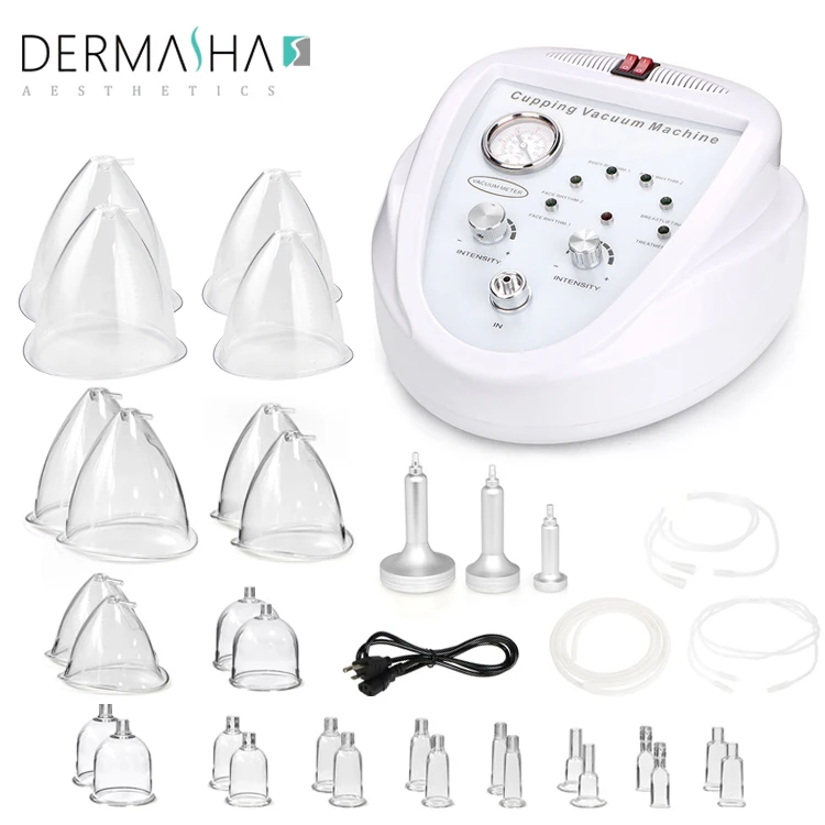 Big Size Cups21cm18cm16cm Vacuum Therapy Machine Vaccum Cup Breast  Butt Vaccum Enlargement Machine