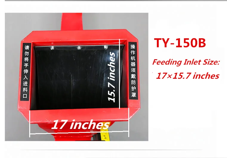 Super fast self feeding 7.5 hp petrol powered wood chipper shredder/wood chipper/ATV wood chipper with CE ISO