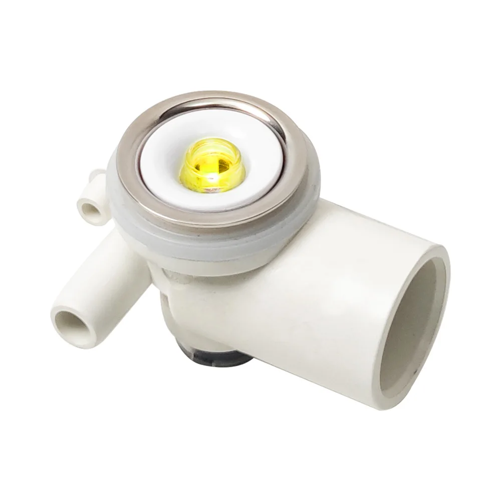 Ultra-thin Shell Whirlpool Components LED Nozzle Bathtub Accessories Spa Jet