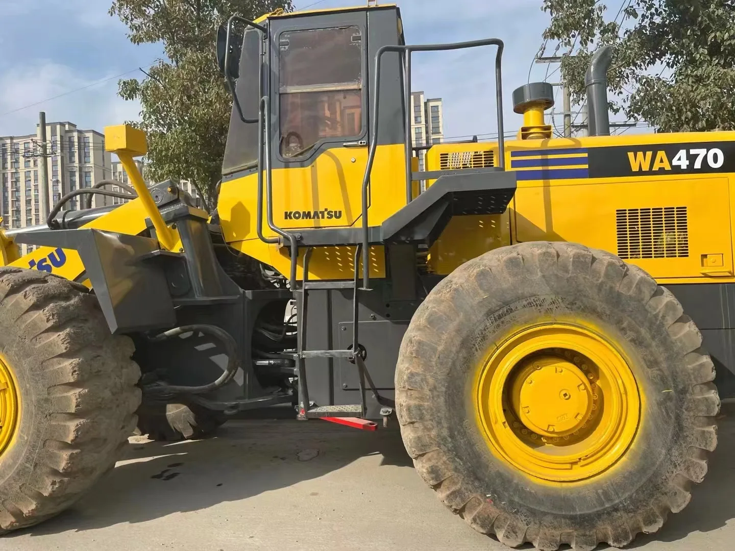 Original Japanese wheel loaders used Komatsu 470 for sale