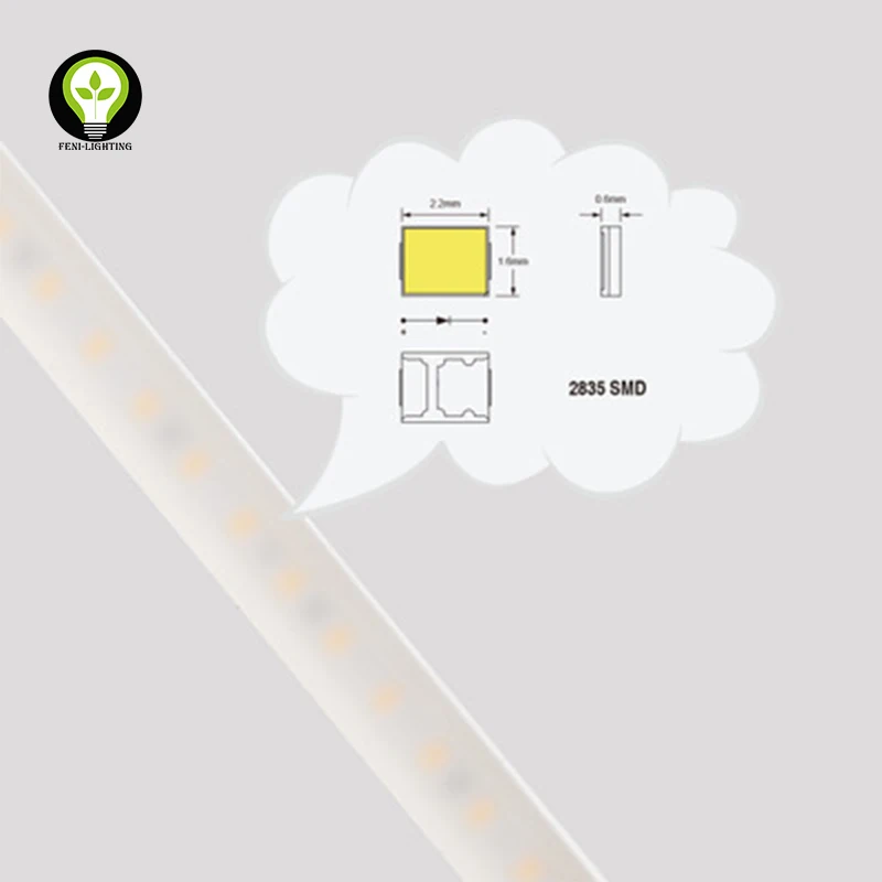 High Lumen Pixel LED Strip With High Quality Adhesive 2835 SMD RGBW Solar Eco Power LED Strip Lights For Ceiling