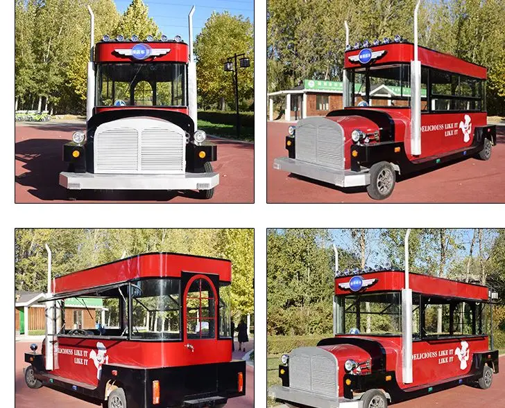 pink mobile electric push street tricycle food warmer trolley kiosk truck cart in usa