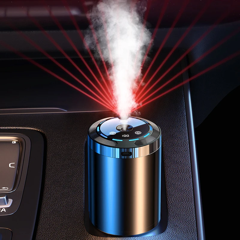 new products 2024 unique mini electric vent smart scent oil non aroma auto air auto rechargeable essentia star car diffuser