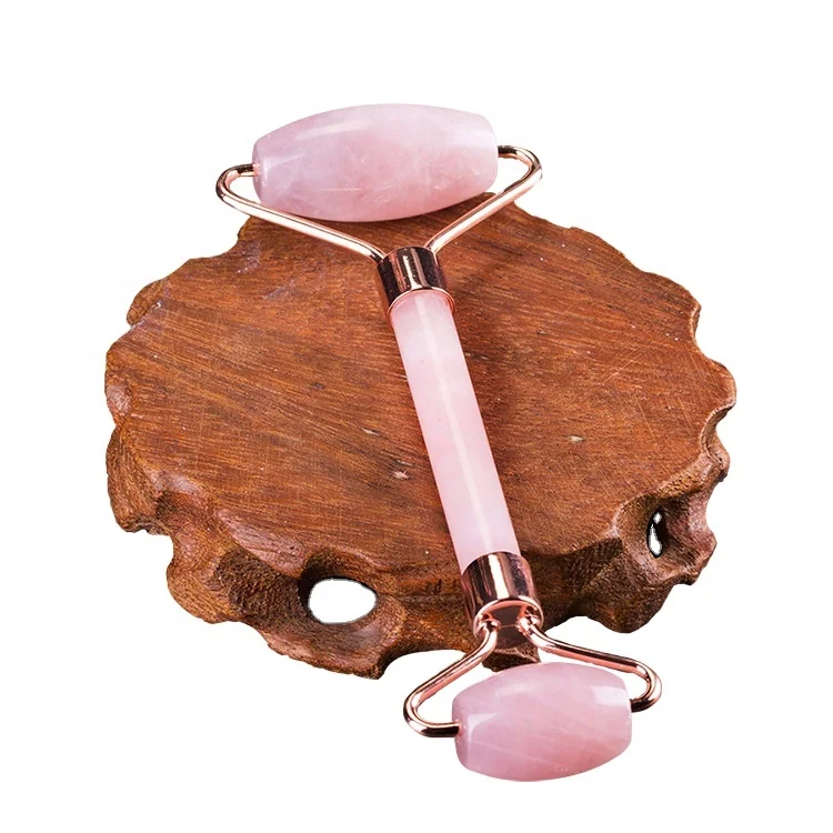 
Amazon Hot Sales Skin Care Tools Custom 100% rose quartz gua sha stone gua sha tool facial jade roller set 