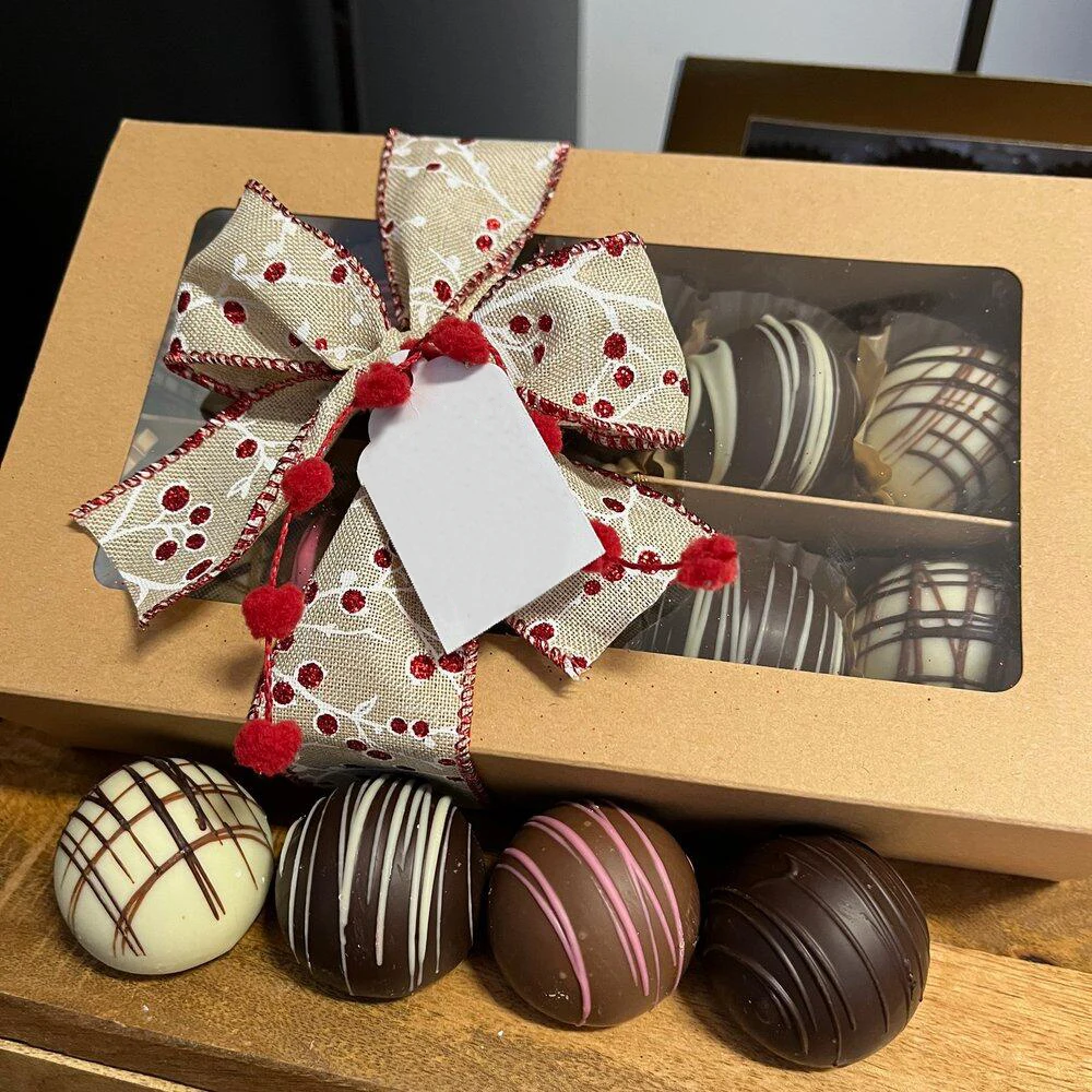 Wholesale Custom printing luxury chocolate packaging box for chocolates gift packaging with blister tray