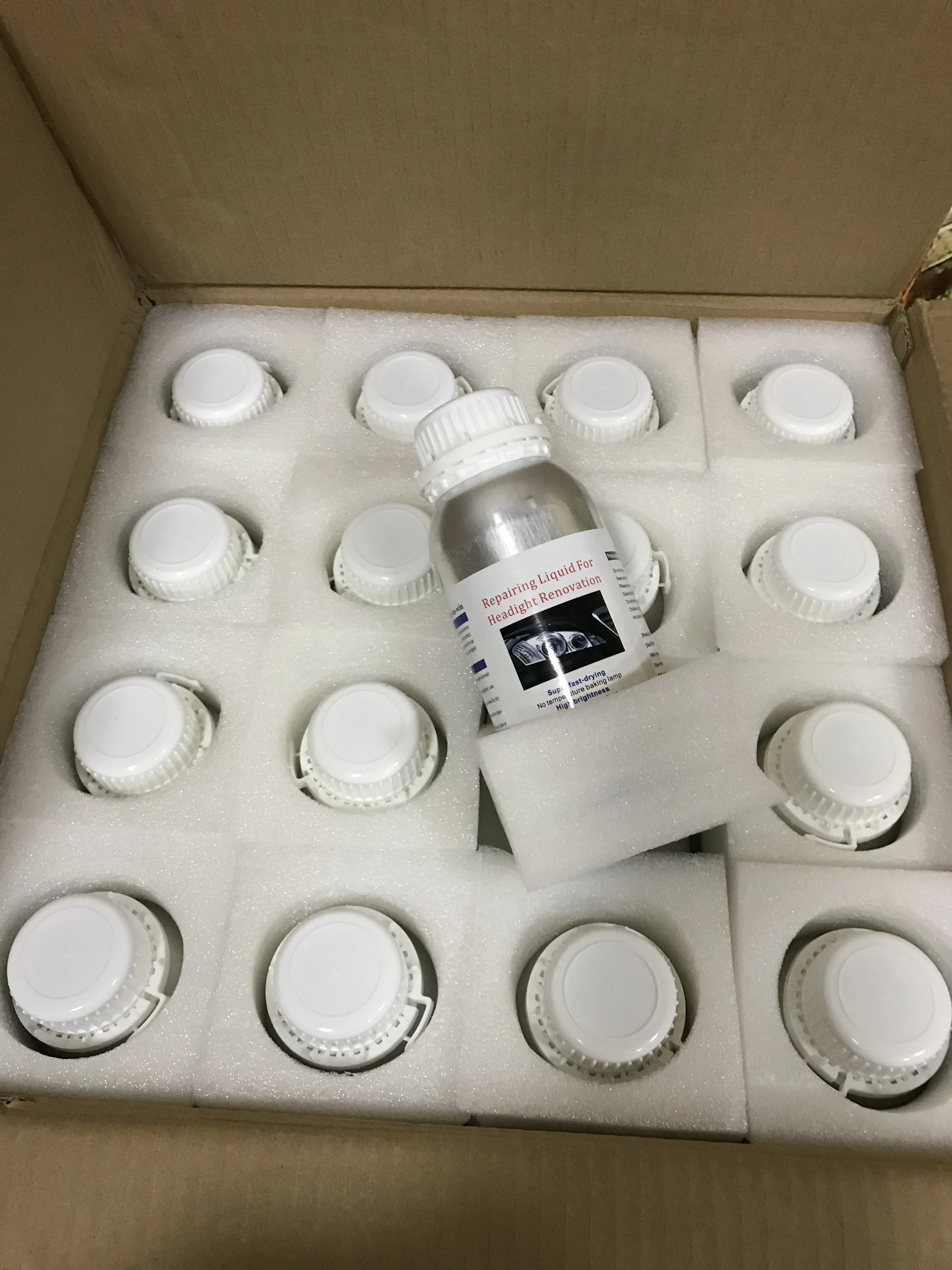 Headlight Polisher Car Renovator Headlights Polishing liquid Polymer Chemical Polishing Car Headlight Restoration Kit