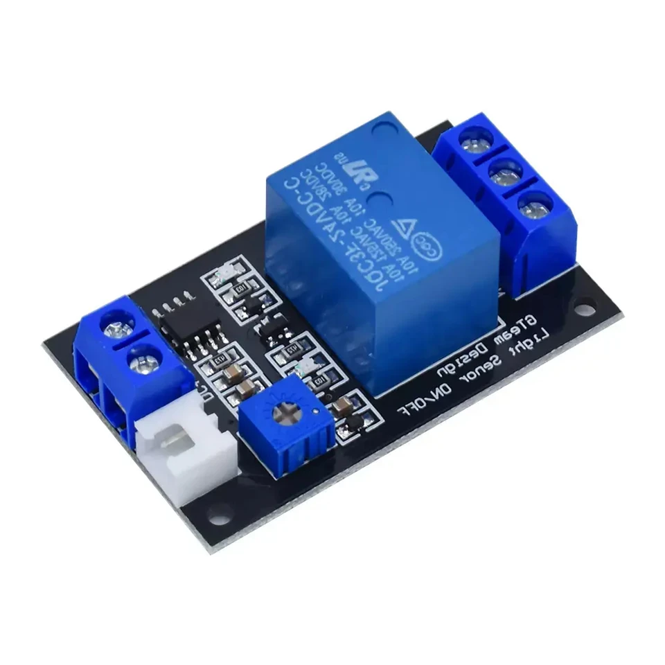 Photoresistor relay 5V 12V 24V control module sensor temperature detection/temperature switch
