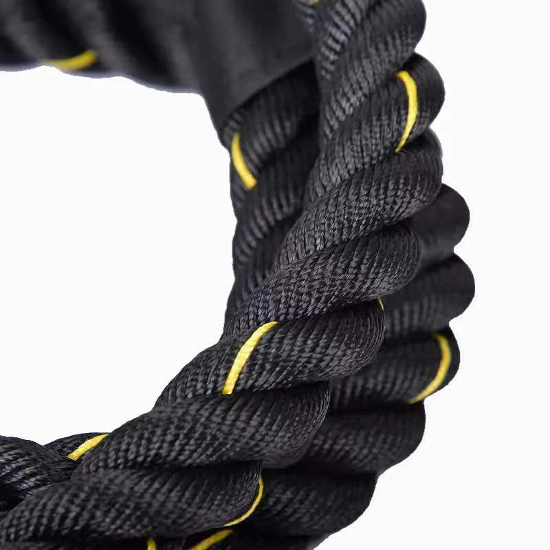 Wholesale Gym equipment Custom LOGO 1.5in 2.0in*30ft 40ft 50ft durable poly dacron Basic training battle rope