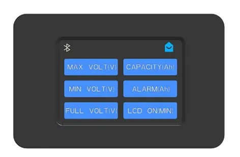 Цветной ЖК-дисплей Ip20 умная сигнализация touch Shunt 500A монитор емкости аккумулятора с bluetooths