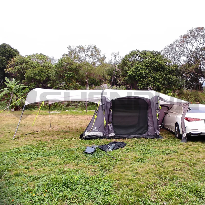 Outdoor Camping Tent Rv Inflatable Waterproof Field Camping Awning Room Caravan Air Tent Awnings Roof Top Inflatable Tent
