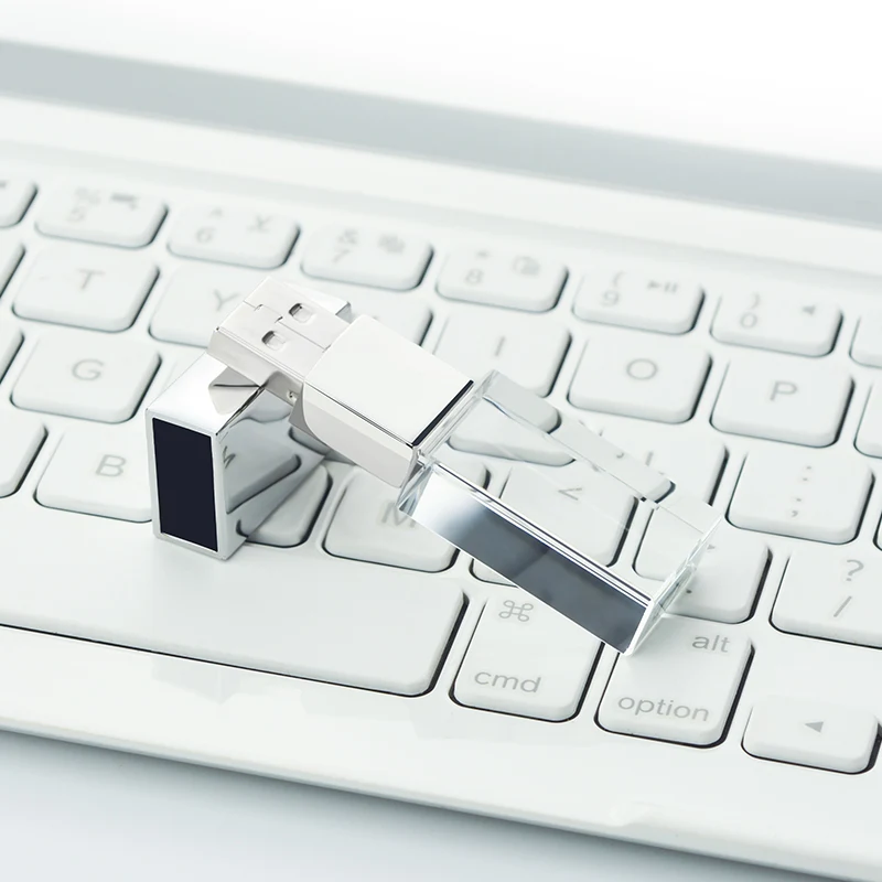 Crystal Transparent USB 3.0 2.0 Flash Stick 32gb 64gb usb pendrive 128gb custom pen drives 16gb 32gb USB flash drives