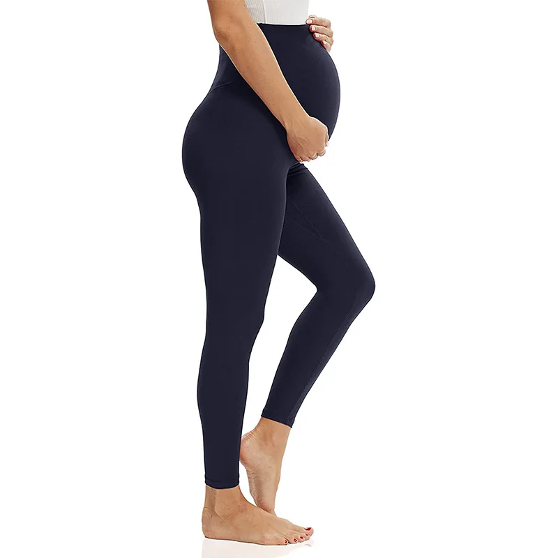 Custom Design Workout Clothing Plus Size Fitness Maternity Yoga Pants Quick Dry High Waist Women Pregnant Leggings