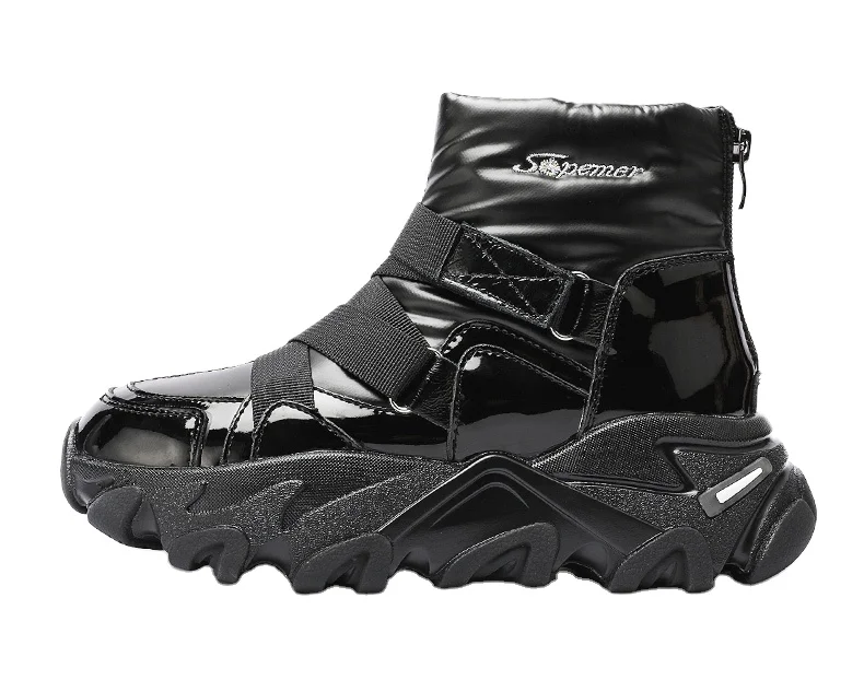 Онлайн оптовая продажа; Коллекция 2021 года; Модные водонепроницаемые женские зимние ботинки с пряжкой