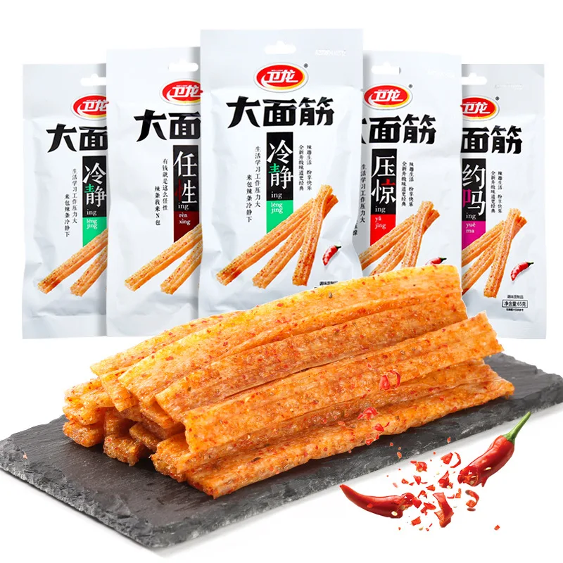 Weilong gluten spicy bean curd snacks spicy snacks