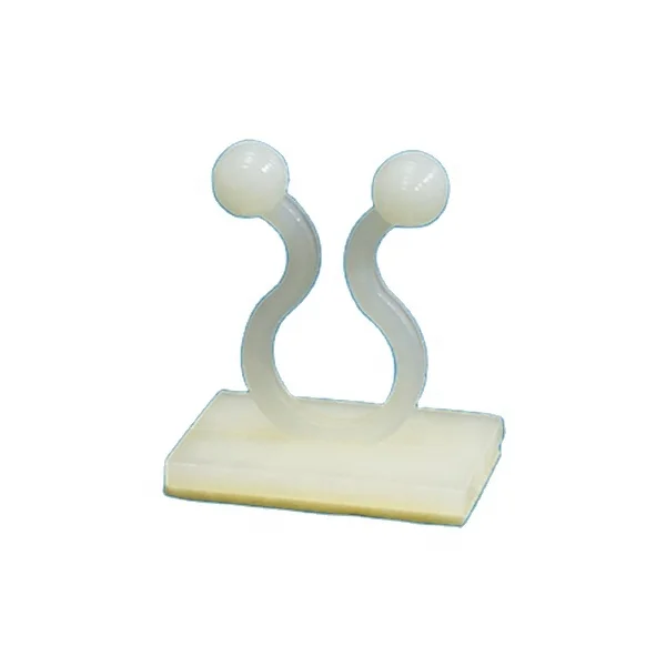 plastic adhesive adjustable wire rope mounting clips  electric  cable clamp