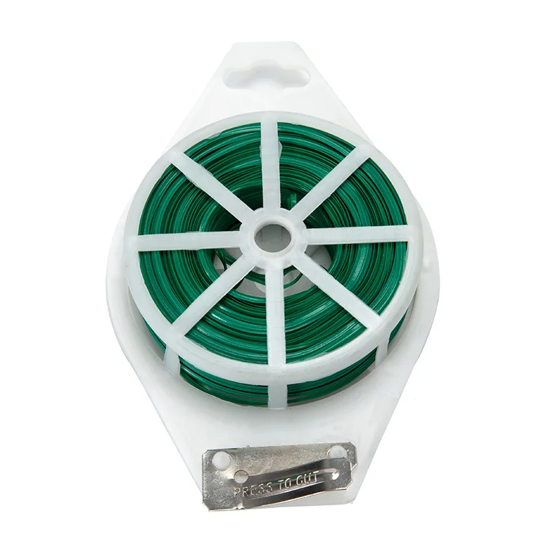 Twist Ties Green Garden Plant Ties with Cutter for Gardening and Office Organization Home garden twine