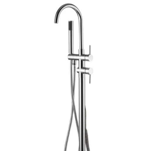 304 из нержавеющей стали смонтирован отдельно стоящая Ванна смеситель для душа Ванная комната напольная подставка для ванной кран