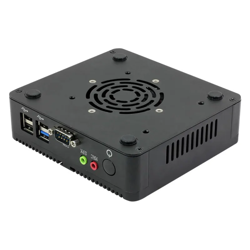  Безвентиляторный Linux Ubuntu Mini PC DUAL LAN Quad Core J1900 J2900 N2940 N2830 медицинский промышленный киоск настольный
