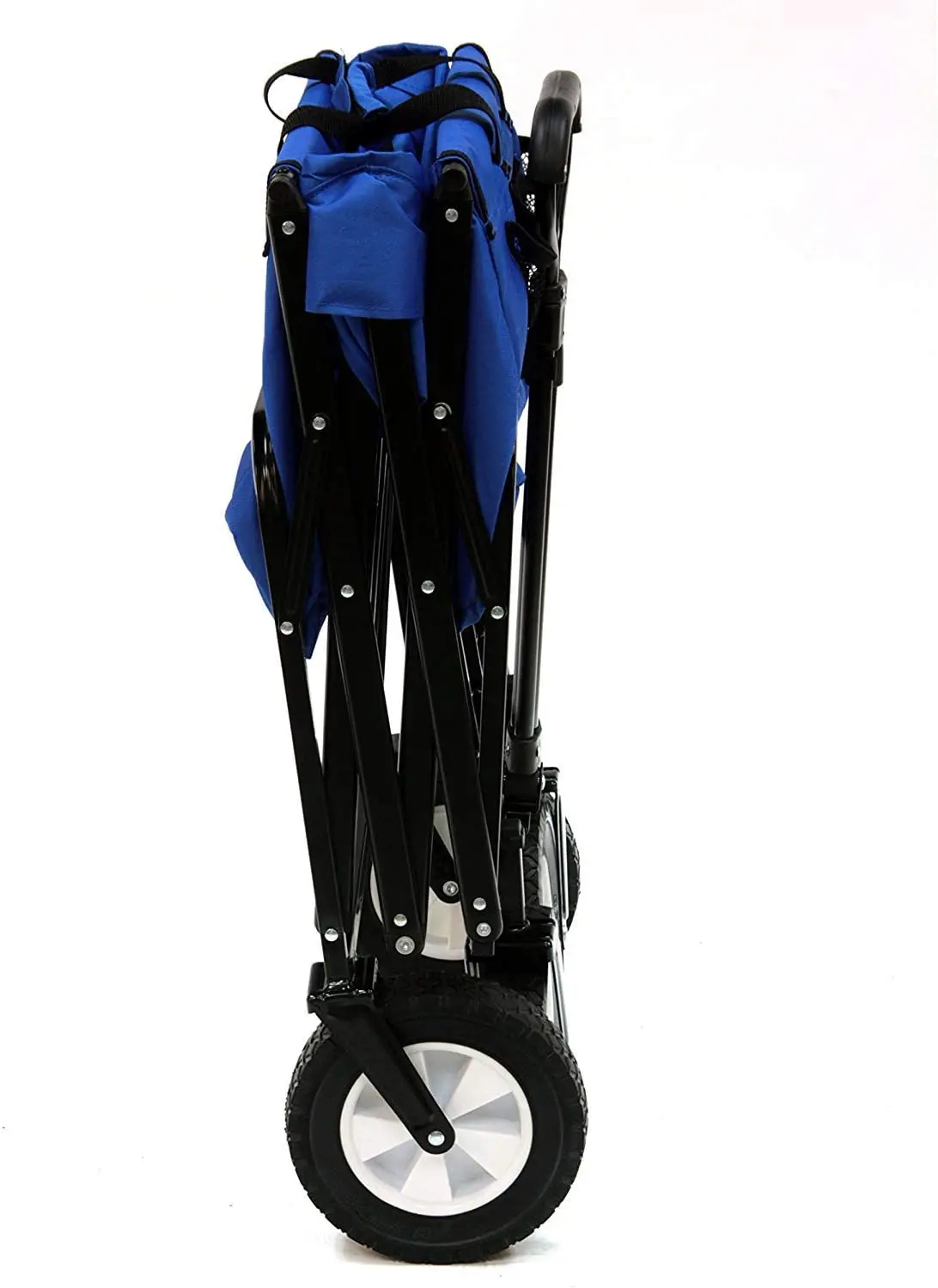 Outdoor Portable Ice Beer Cooler Box Steel Rolling Folding High Quality Camping Wagon Cart