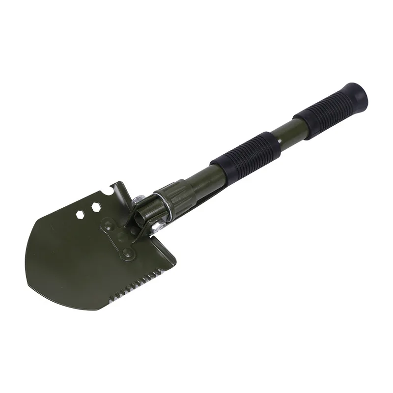TS101-1 folding shovel with pick  steel shovel with handle folding shovel