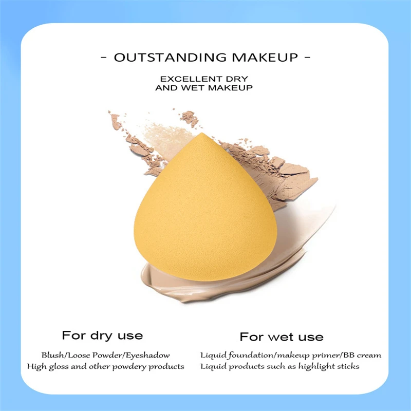 7 Pieces/Per Can  High-Value good air permeability Natural and fast makeup Drift bottle beauty egg canned puff