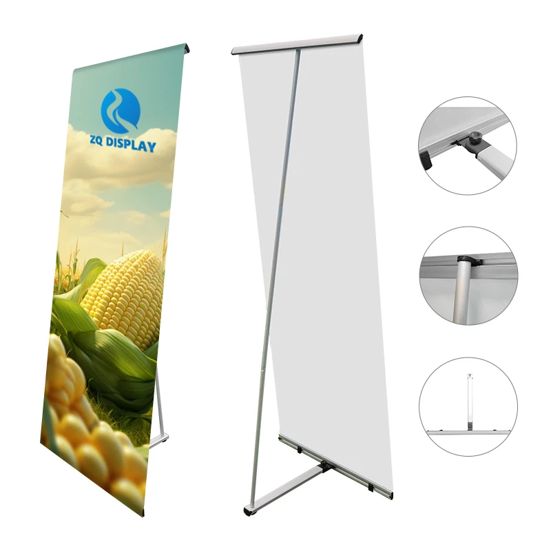 High Quality Single-Sided Aluminum Foldable Roll-Up Banner Wholesale Trade Show Advertising Display for Big Events