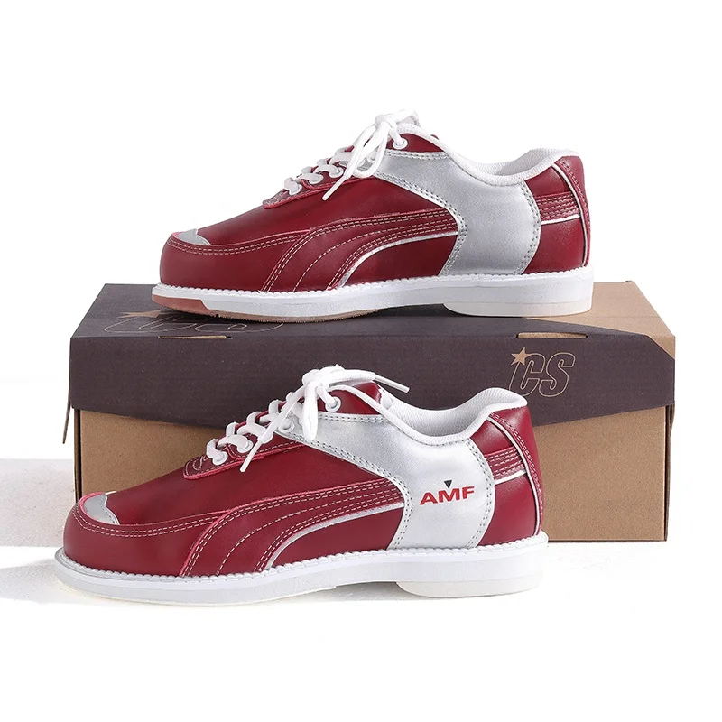 High quality Red Sliver women Bowling shoes professional bowling shoes