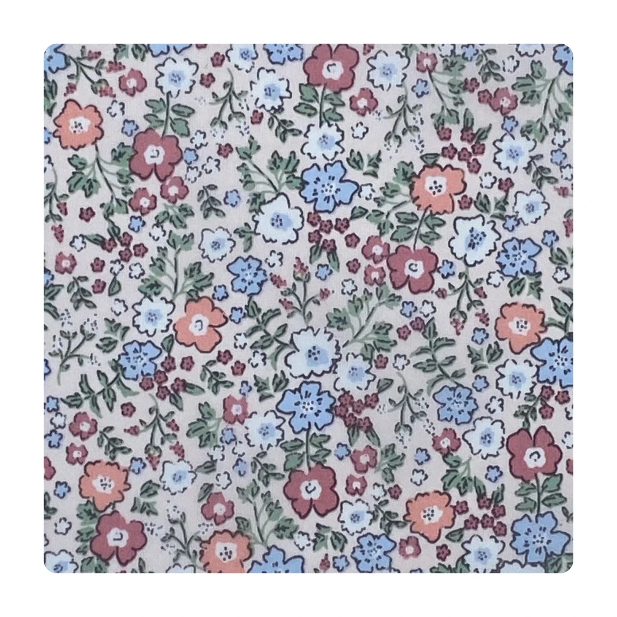 Gorgeous excellent quality 100% polyester clothing fabric floral printed fabrics 90g for garment dress lining and widely use