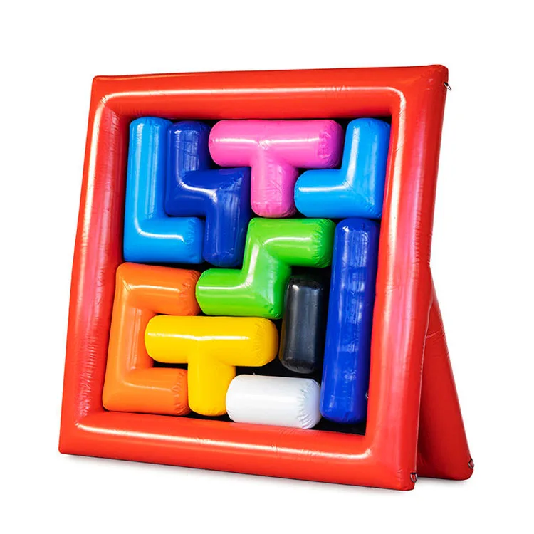 Высококачественная портативная ПВХ Мега надувная головоломка командная игра большой блок головоломки вызов для детей и взрослых