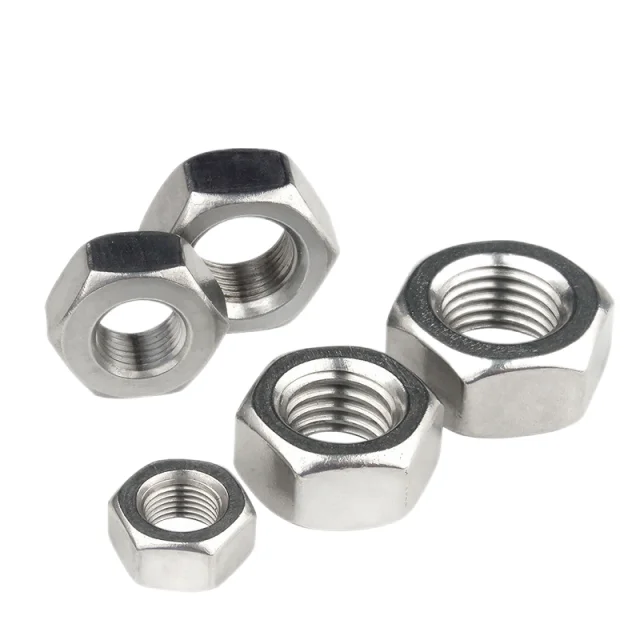 Factory directly wholesale hex stainless steel nuts din 934 nut m6 stainless steel