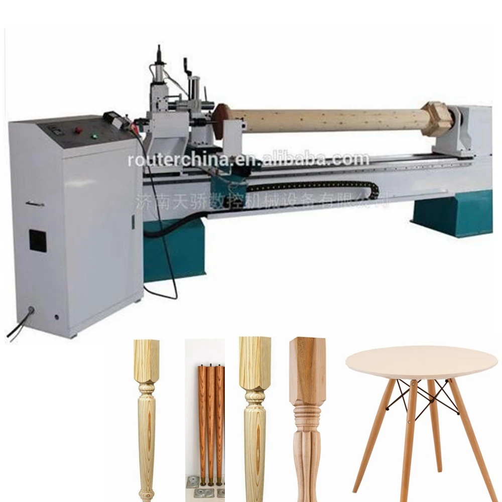 Factory Direct Sales Direct Variable Speed TJ-2530 Fast Tianjiao 4 axis wood turning machine cnc wood lathe 3 axis machine