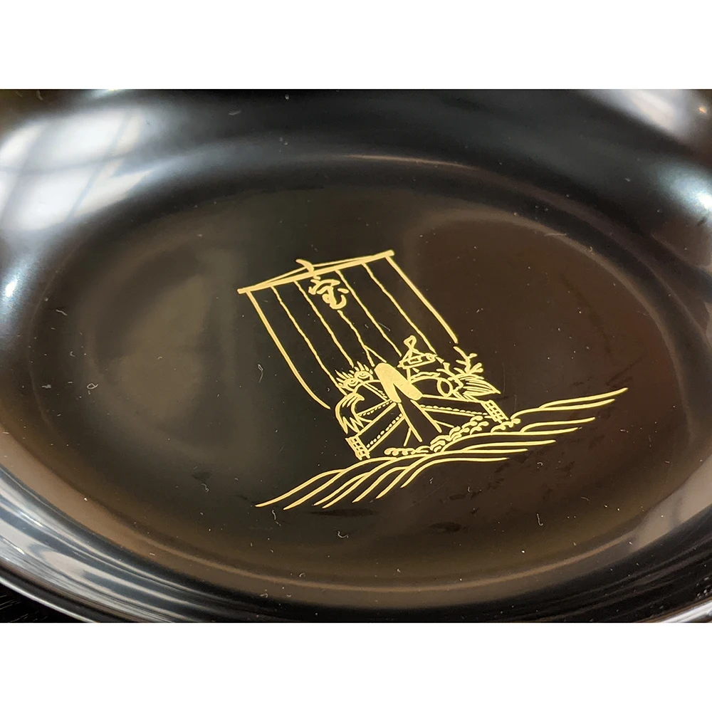 Nishimura Kisshodo Wooden Decorative Salad Bowl With A Lacquer Coating