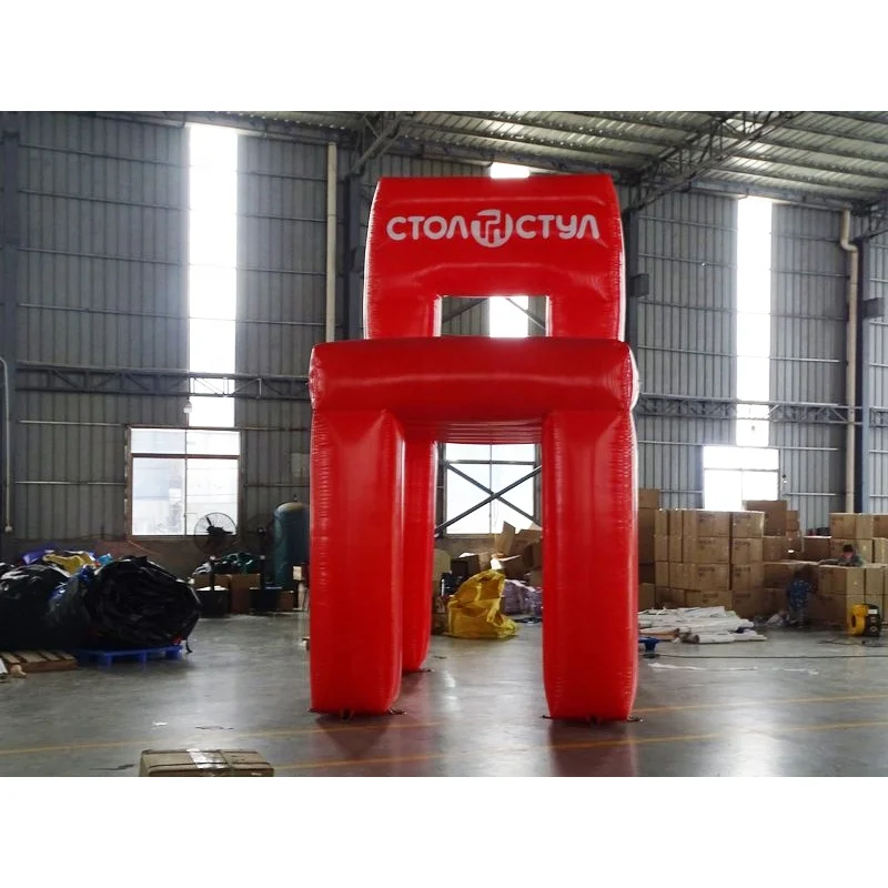 Commercial outdoor giant inflatable furniture customized advertising inflatable sofa red inflatable chair