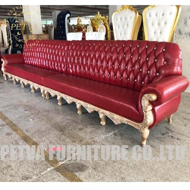 KTV couches luxury living room leather sectional sofa living room furniture  set with table