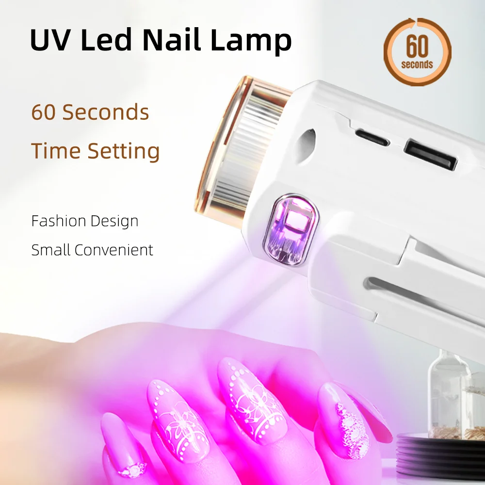 Rechargeable Electric Nail Drill Portable 35000 Rpm Display Screen With High Quality UV Nail Lamp
