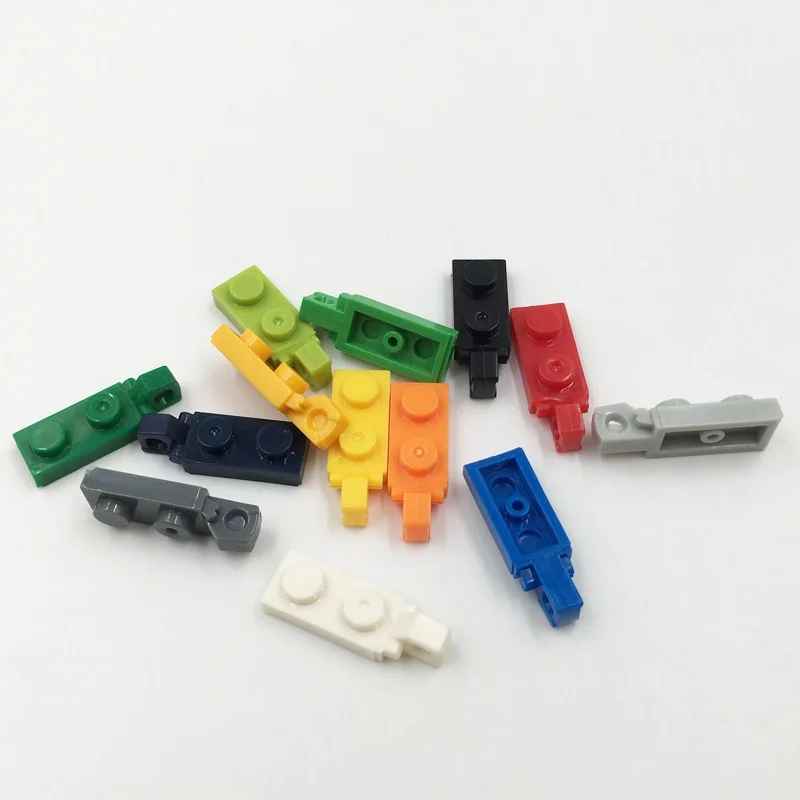 MOC small particles 1x2 unilateral hinged plate (convex) compatible with 44301 building bricks training institution spare parts