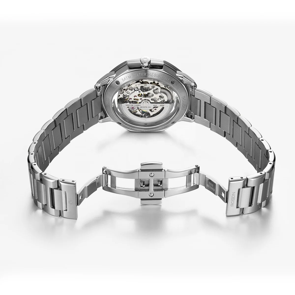 
China Supplier Swiss Brand Automatic Man Watches Custom Logo Wrist Watch Men Mechanical Watch 