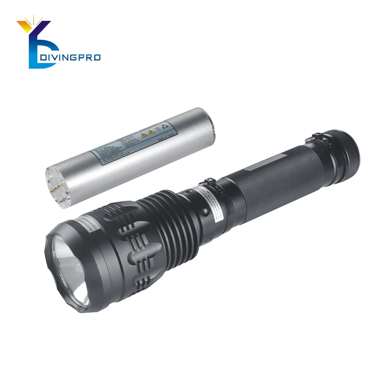 hid 55w torch 5500lumen 7800mah liion battery rechargeable IP65 waterproof