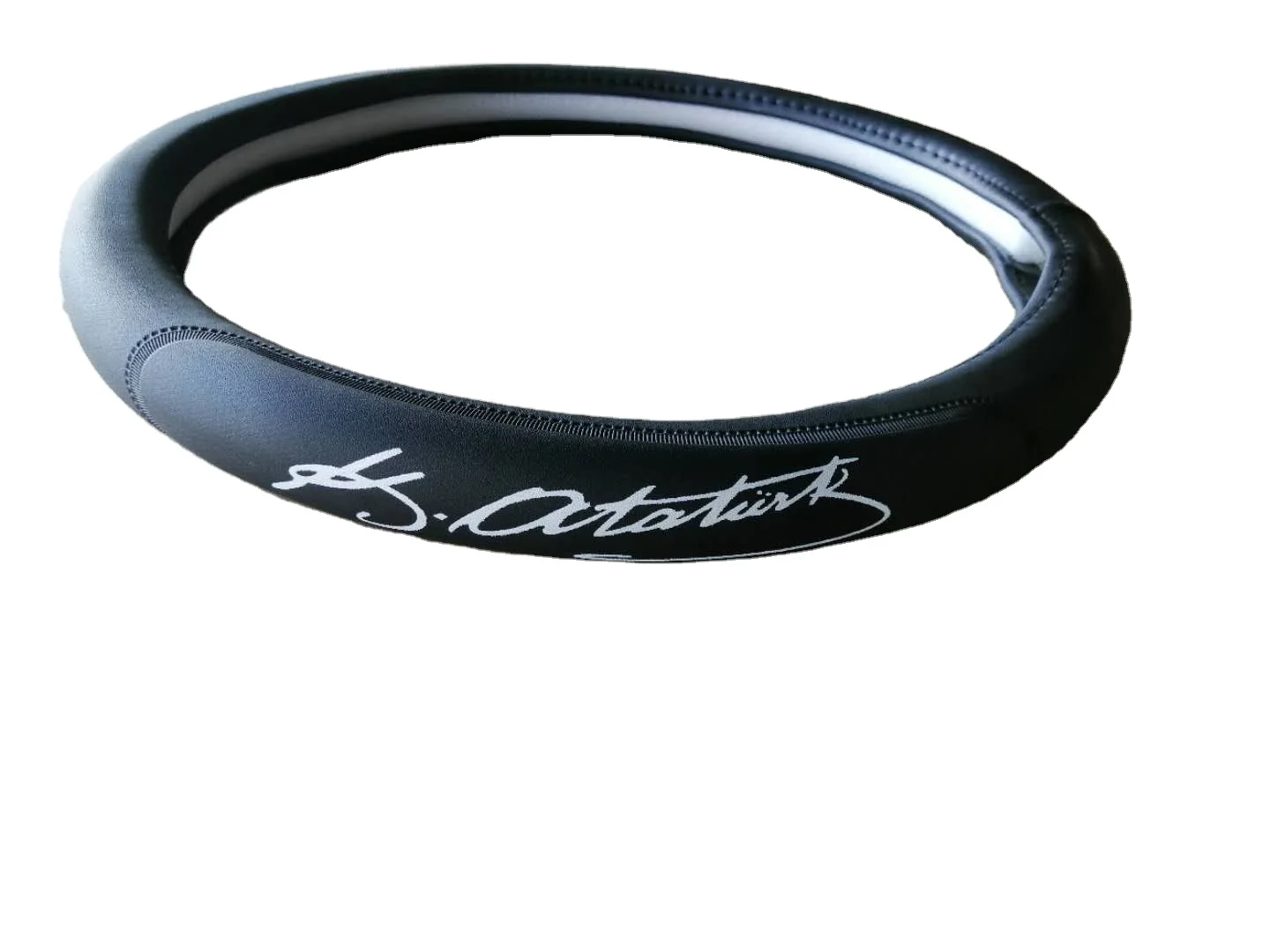 Custom brand logo style Universal Steering Wheel Cover With Logo