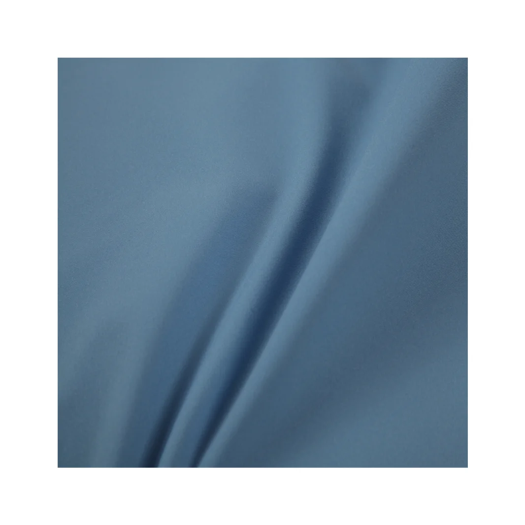  100% polyester pongee fabric coated bonded dyed breathable twill