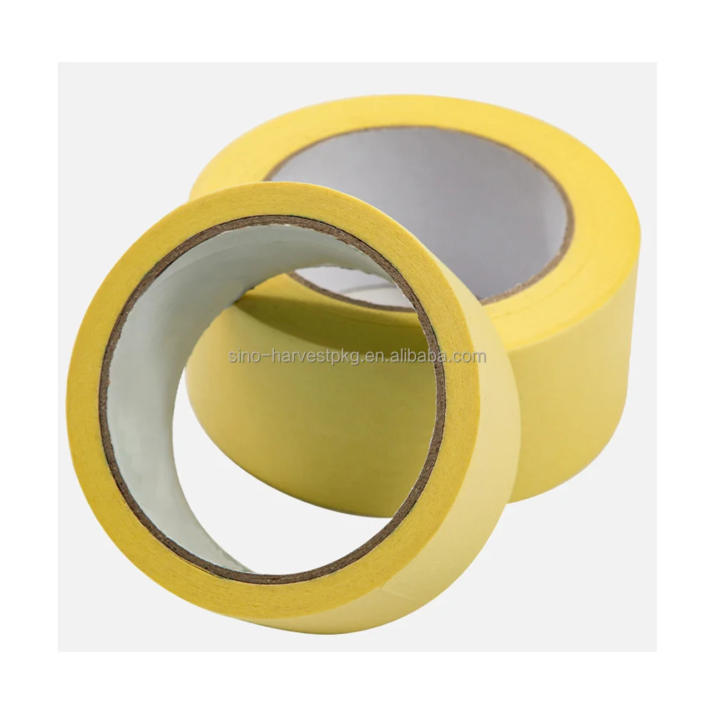 Supplier wholesale white paper tape tear no residual glue has cover and protection can be used for painting