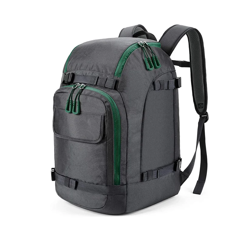 Waterproof Ski Boot Travel Backpack for Ski & Snowboard Boots, Ski Helmet
