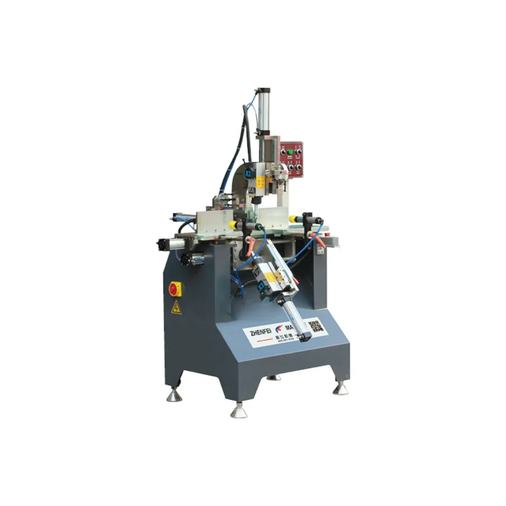 Automatic 3 Axis UPVC Window Door Water Slot Milling Machine Notcher
