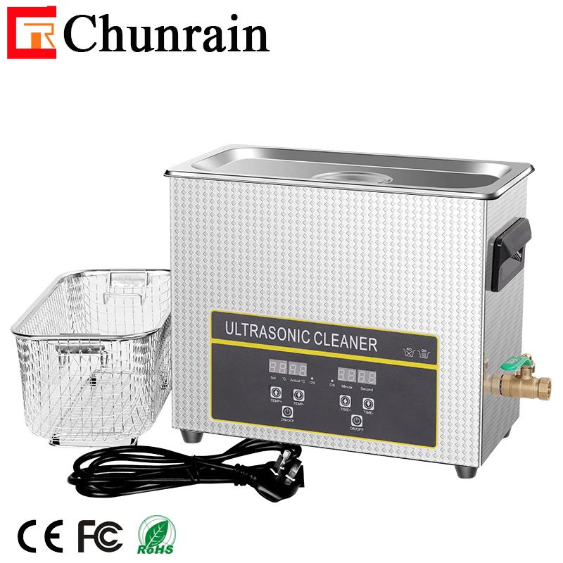 
Digital Ultrasonic cleaner with degas and semiwave Ultrasound bath for Vinyl Record PCB board CR-031S 6.5L 180W 