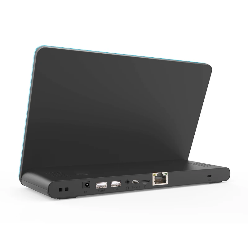 10 1 дюймовый L-образный Настольный планшет android 1280x800 сенсорный экран POS POE RK3288 цифровой информационный планшетный