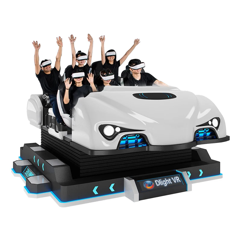 Earning Money Simulator Arcade Games 9d vr 6 Seats Electronic 6 dof Vr Family 9d Virtual Reality Vr Roller Coaster Equipment