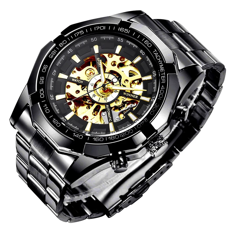 Personalized Custom Logo gift automatic mechanical watches wrist for men