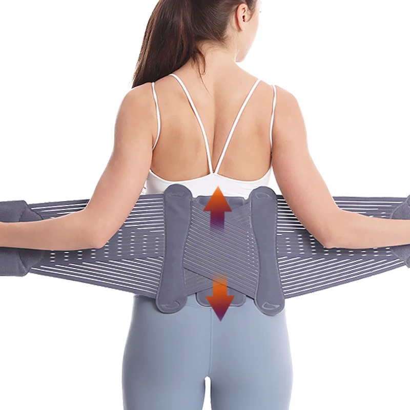 2023 Fit Lumbar Support belt Lower Back Support Elastic Strapping Adjustable Back Brace for Back Pain Relief