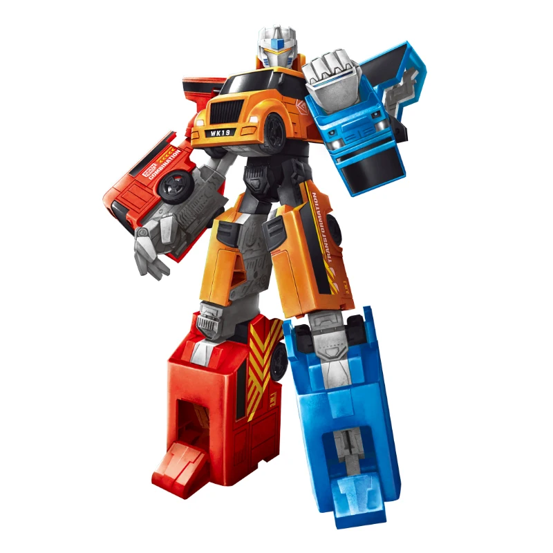 Transforming Bus to Robot Toys High Quality Transformed Toys Plastic Transforming Toys Bus Car