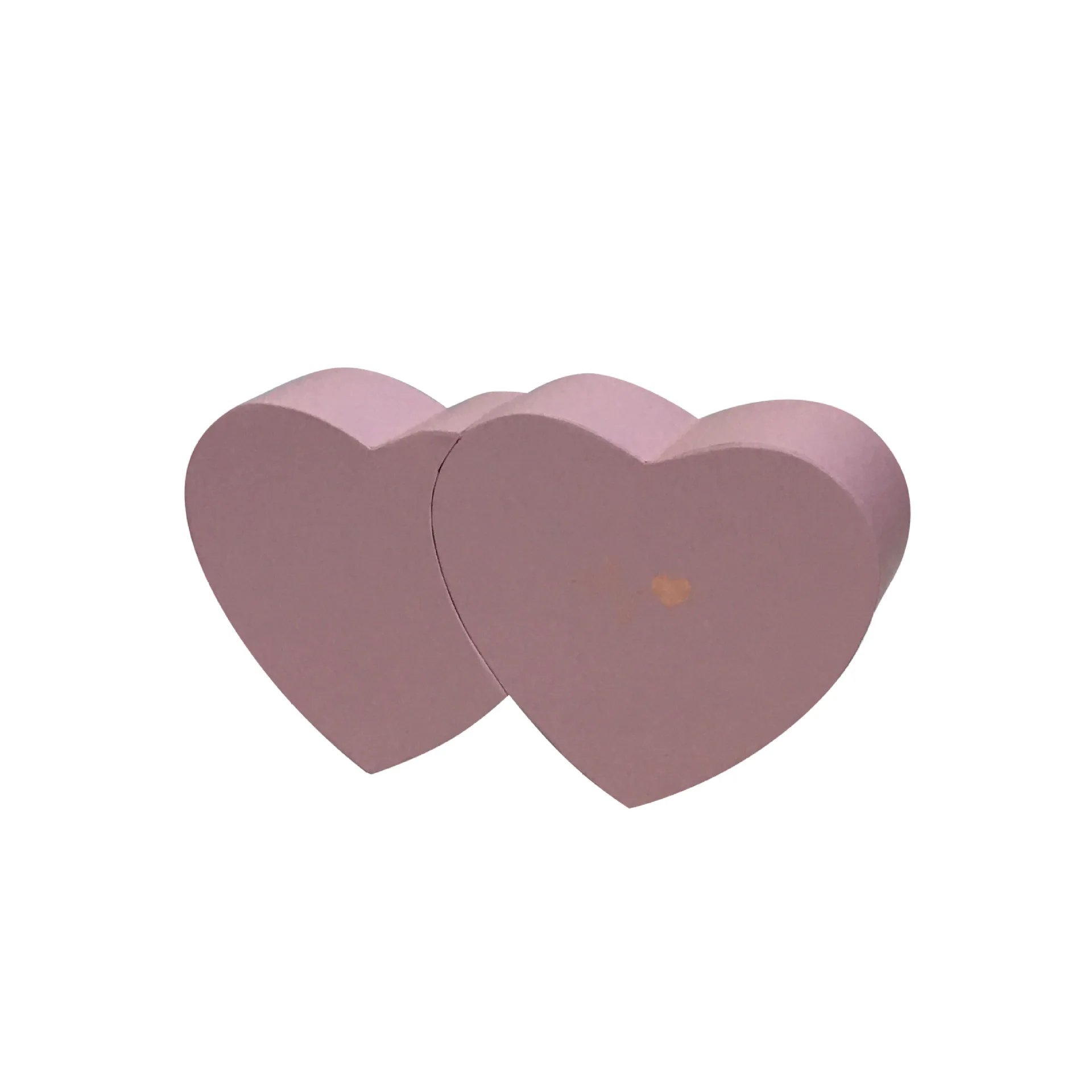wholesale empty cardboard heart shape gift box for baby clothes